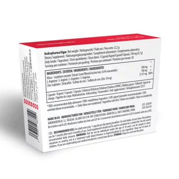 Andropharma Vigor – libidónövelő prémium kiegészítő