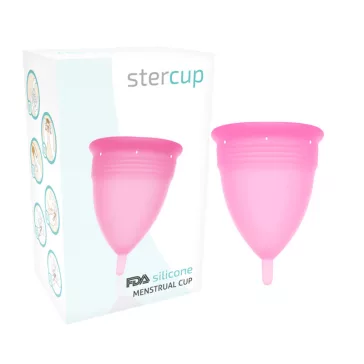   STERCUP – Prémium szilikon menstruációs kupa, S méret, rózsaszín