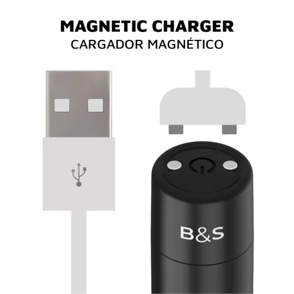 BLACK&SILVER – vibráló mágneses bullet stimuláló