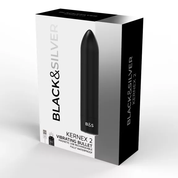 BLACK&SILVER – vibráló mágneses bullet stimuláló