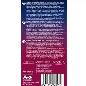 CONTROL – érzéki pöttyök és vonalak 12 db-os készlet