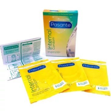 PASANTE - prémium belső óvszer latexmentes, 3 db