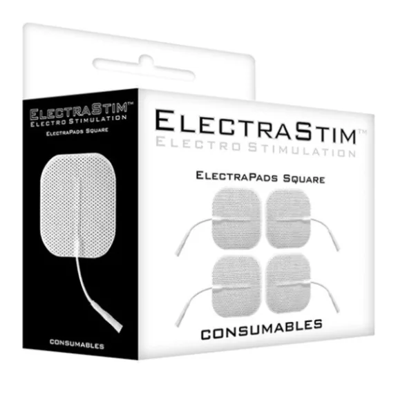 ElectraStim - négyzet alakú önálló ragasztó lapok