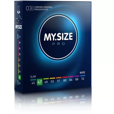 MY SIZE - PRO óvszer 47 mm, 3 dbos csomag