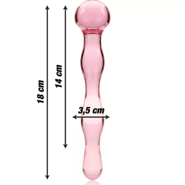   Ibiza Nebula 13 – prémium boroszilikát üveg dildó 18 cm