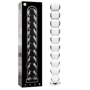   Ibiza Nebula 22 – Prémium boroszilikát üveg dildo 21,5 cm
