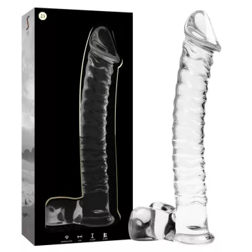   Ibiza Nebula 23 - prémium boroszilikát üveg dildó 21,5 cm