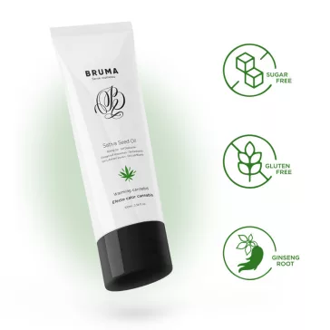 BRUMA - Melegítő csuszanó zselé kannabisz ízben 100 ml
