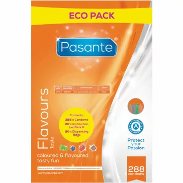 PASANTE - ízesített óvszer öko csomag 288 db