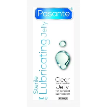 Pasante – sterilis vízbázisú síkosító zselé (5 ml)
