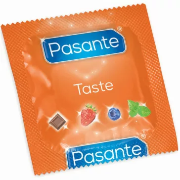 Pasante - csokoládé ízű óvszer, 144 dbos csomag