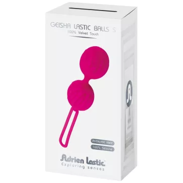 ADRIEN LASTIC - prémium szilikon gésa golyók S, fukszia
