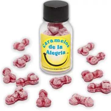 Diablo Picante – eper-cseresznye péniszgumicukor, 12 db