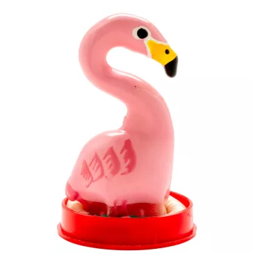   CONDOMERIE - egyedi, kézzel festett flamingó rózsaszín óvszer