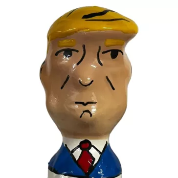 CONDOMERIE - egyedi festett Grumpy Trump XL óvszer
