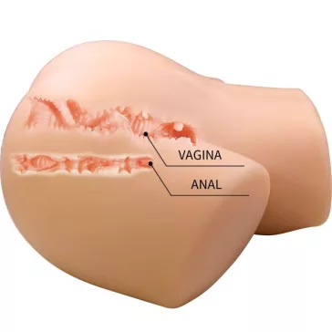   CRAZY BULL - reális női hátsó vaginális és anál vibrátor