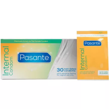 PASANTE - prémium belső női óvszerek, 30 db-os doboz