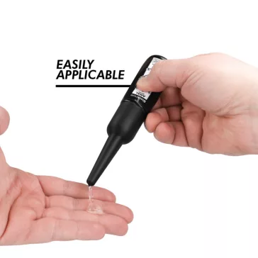   Black Hole Anál síkosító applikátor precíz, ergonómikus 30 ml S méret fekete