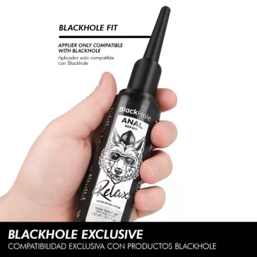   Black Hole Anál síkosító applikátor pontosság 100 ml nagy méret