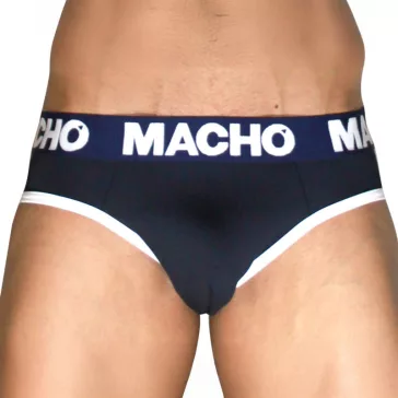 Macho férfi alsó push-up betéttel kék M