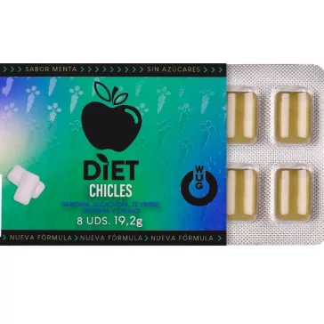 Wug Diet funkcionális rágógumi cukormentes menta 8 darab
