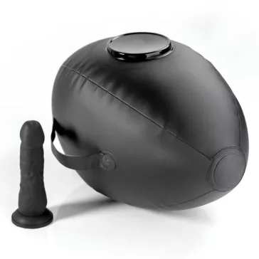   Fetish Fantasy Series Felfújható erotikus ülőke integrált dildóval 41,9 cm fekete