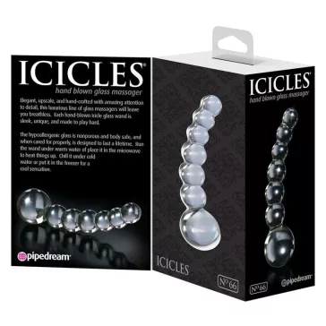   ICICLES N. 66 – átlátszó masszírozó prémium minőségben