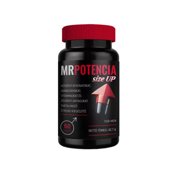 !!! MRPOTENCIA SIZE UP pénisz méret növelő - 60 DB !!! MRPOTENCIA SIZE UP pénisz méret növelő - 60 DB