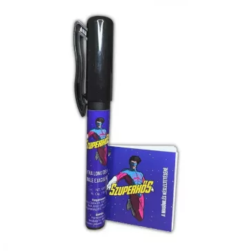 Szuperhős Magömlés késleltető utazó spray toll - 6 ml